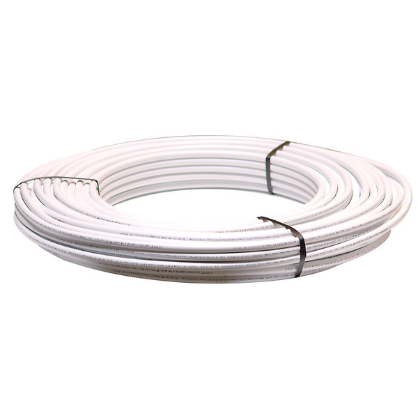 Rura PE-Xc/AL/PE-Xc COMAP MultiSkin4 32 mm x 3 mm, izolacja kolor biały - kręgi 50m wielowarstwowa gładka