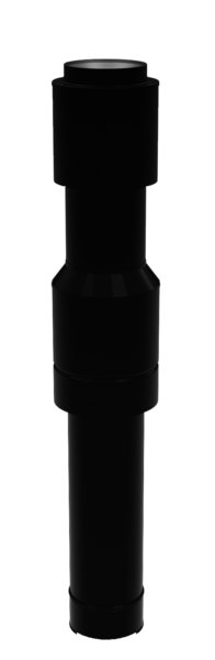 Rura powietrzno-spalinowa z zakończeniem pionowym Concept By JEREMIAS pp 80/125mm x 80/125mm, długość 930 mm