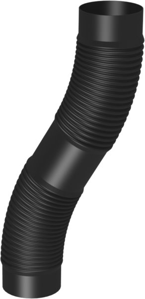 Rura Concept By JEREMIAS (pp-flex) ZW x ZW 60 x 60 mm 10000 mm spalinowa, kolor czarny