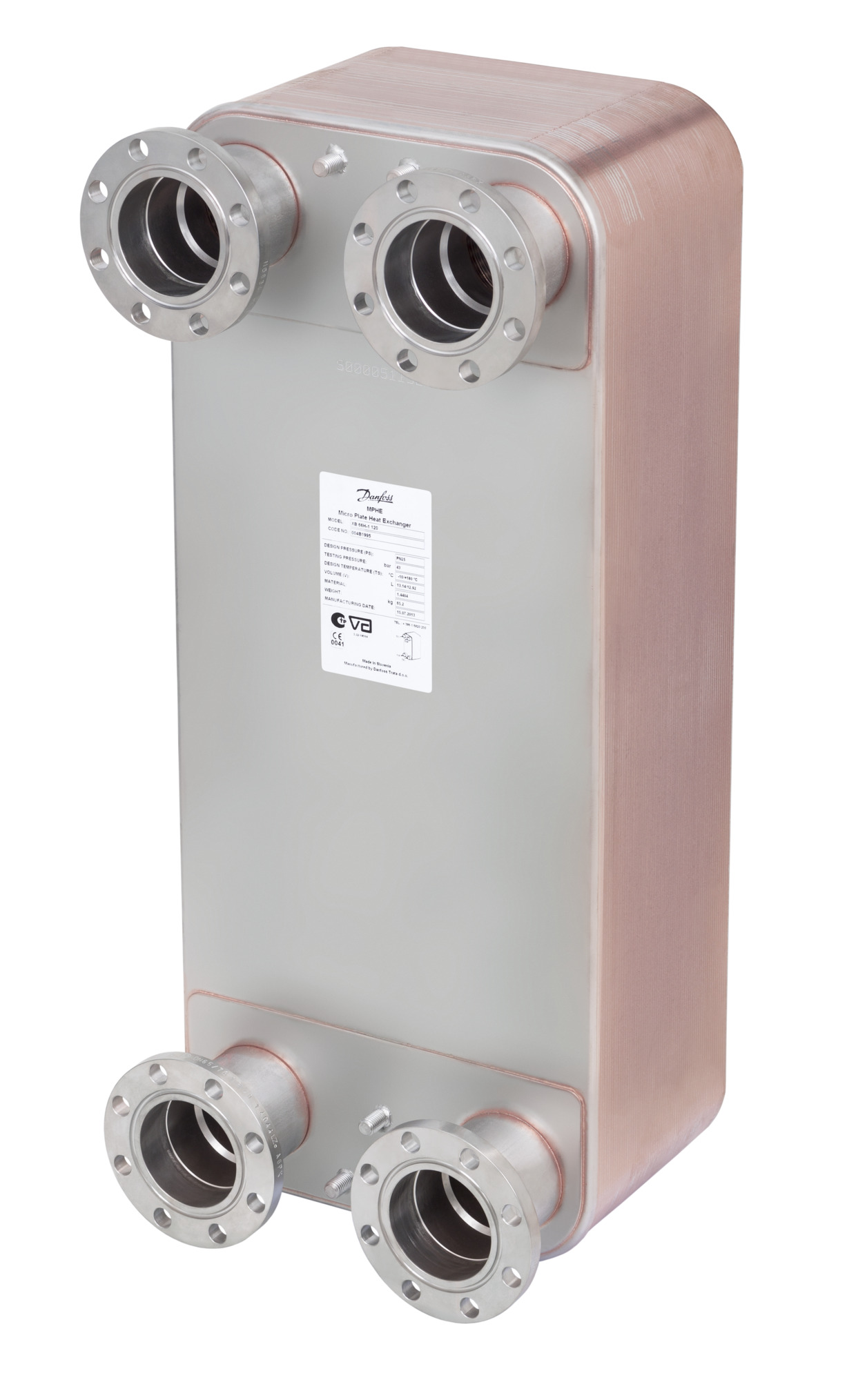 Wymiennik ciepła XB 66L-1-80_2_25_ASB_2DN65cf