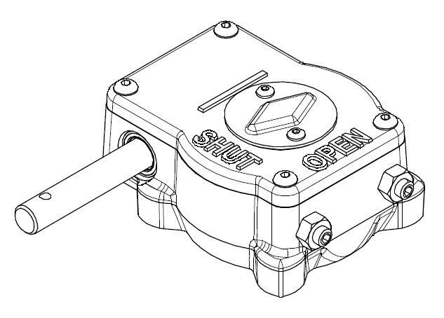 Przekładnia ślimakowa do DN 125-200 RB / DN 100-150 FB