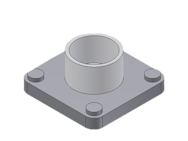Zestaw kołnierzy do lutowania 42 mm stal