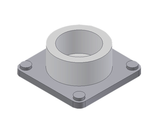Zestaw kołnierzy do lutowania 54 mm stal