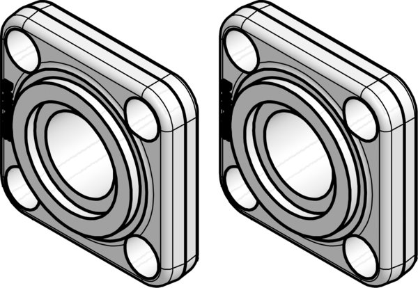 WELDED FLANGE SET STAINLESS STEEL