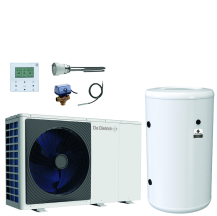 Pakiet - Pompa ciepła powietrzna powietrze-woda monoblok DE DIETRICH Modena 8 MR 8.4 kW 230 V + Zasobnik buforowy BTW80