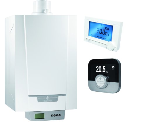 Pakiet - Kocioł gazowy jednofunkcyjny DE DIETRICH MCR3 evo 15T kondensacyjny wiszący 6.1 - 15.8 kW + RegulatoriSense + Zasobnik c.w.uElensio 250 H