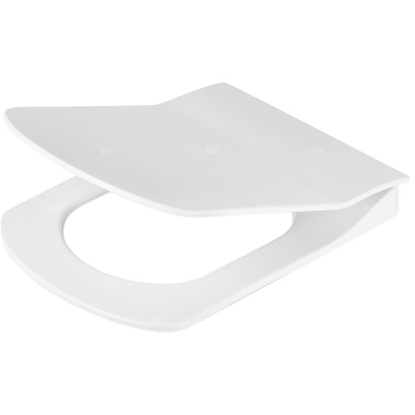 Deska slim wolnoopadająca do miski anemon biała