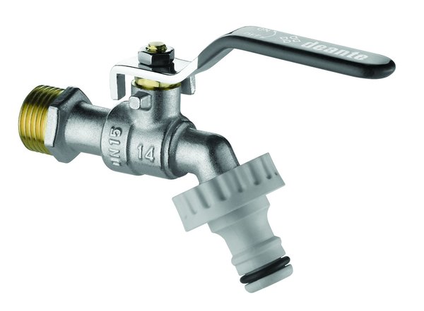 Zawór kulowy czerpalny ogrodowy 3/4" z adapterami