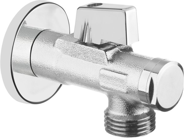 Zawór kątowy kulowy z filtrem 1/2" - 1/2"- podłączenie spłuczki wc