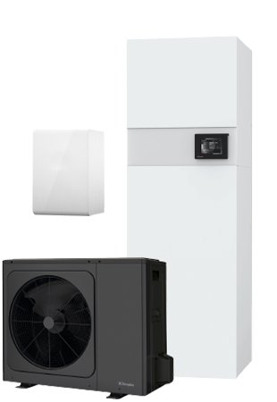Pakiet - Pompa ciepła powietrze-woda split DIMPLEX LIA COMFORT 10 8.31 kW 230 V + Moduł naścienny NWPM Touch + Zasobnik c.w.u. 200L + Zasobnik buforowy PSP 50E (50L)