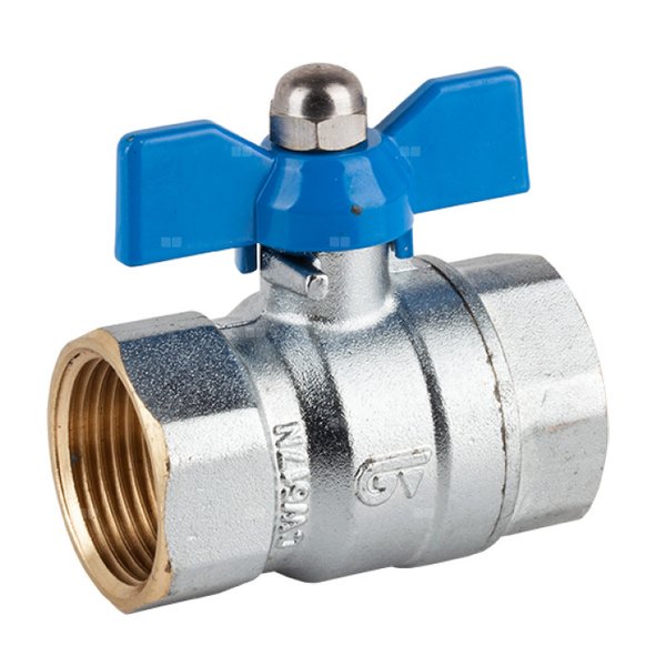 Kurek kulowy do wody zimnej gorącej PN25 z motylkiem ART.3035 1