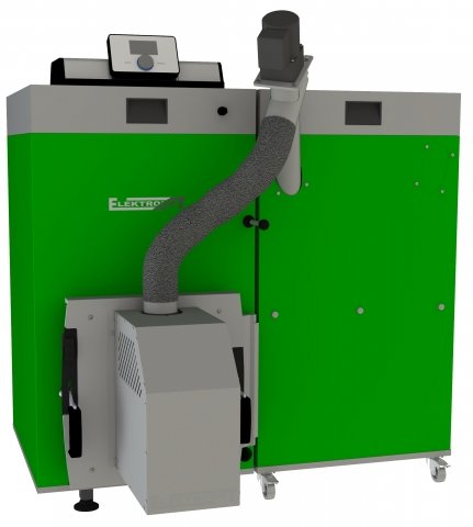 Kocioł EKO-PE mini 15 box moc grzewcza 15 kW z zasobnikiem 160 litrów sterownik TECH