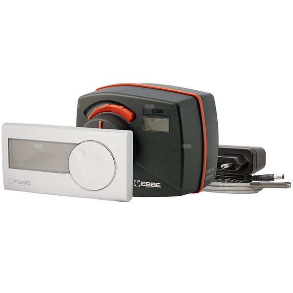 CRB211 sterownik 230V, moduł pokojowy z wyświetlaczem-kabel moment-6Nm