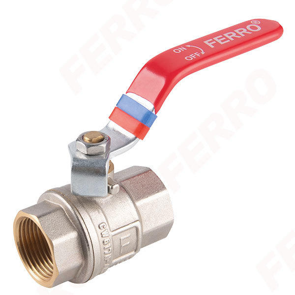 Zawór kulowy FERRO F-Power 4'' GW, uchwyt: dźwignia