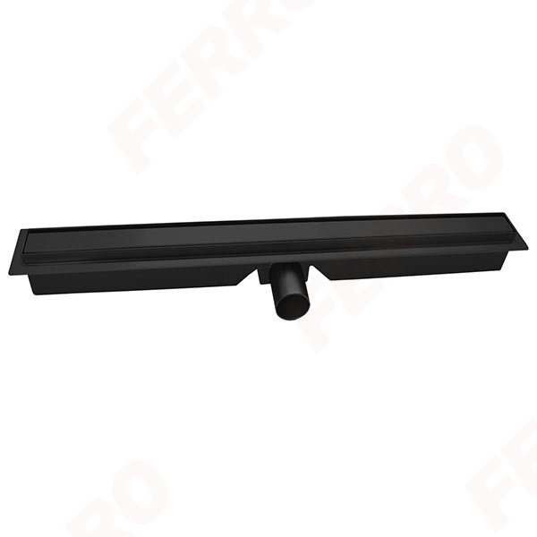 Odpływ liniowy SLIM PRO, 70 cm, czarny