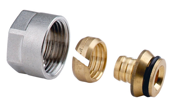 Złaczka zaciskowa 3/4" do rur z tworzywa 16x2 mm (kpl. 2 szt)