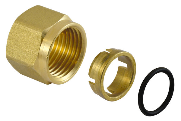 Złącze FERRO kpl. 2 szt, 1/2'' x 15 mm (GW x MZ)
