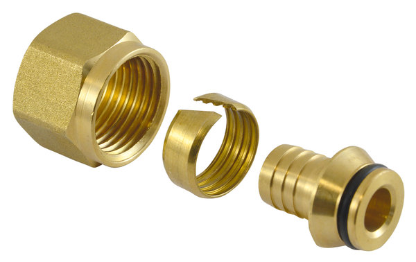 Złączka zaciskowa 1/2" do rur z tworzywa 16x2 mm (kpl. 2 szt.)