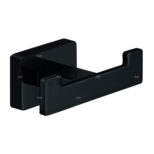 GRETA - haczyk podwójny, czarny