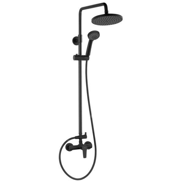 RITTO zestaw natryskowy z bat. BTR7U, czarny