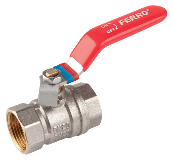 Zawór kulowy FERRO F-Comfort 1 1/2'' GW, uchwyt: dźwignia
