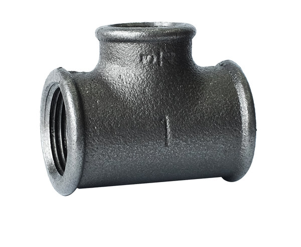 Trójnik redukcyjny czarny 1"x1/2"x1" B1 STRONG