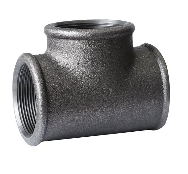 Trójnik czarny 1" B1 STRONG