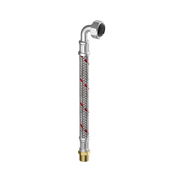 Wąż elastyczny przyłączeniowy FLAMCO MEIBES, 3/4'a (20) x 18 mm x 3/4'a (20), dł. 700 mm, GZ x GW z oplotem