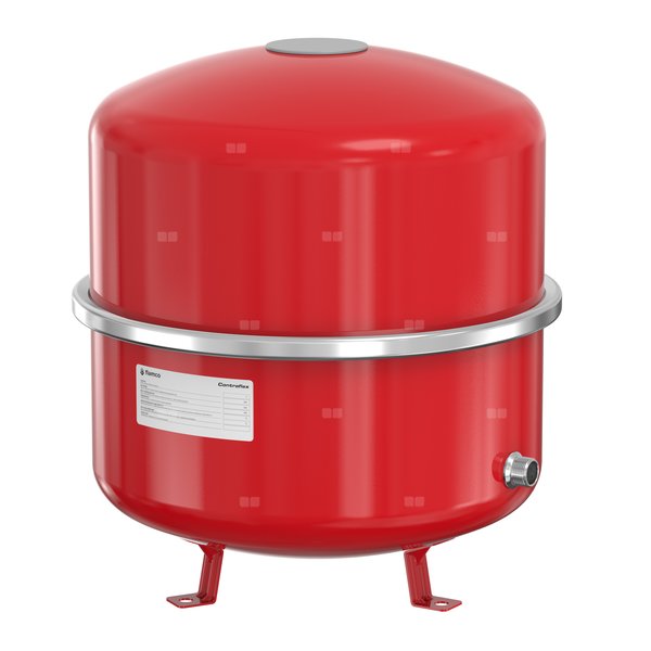 Naczynie wzbiorcze stojące FLAMCO MEIBES Contraflex, pojemność 50 l 1.5-, 6 bar / 120'C fi3/4'', kolor czerwony, do instalacji chłodn.C.O.