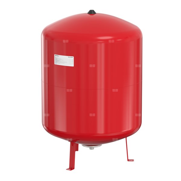 Naczynie wzbiorcze stojące FLAMCO MEIBES Contraflex, pojemność 100 l 3-, 6 bar / 120'C fi1'', kolor czerwony, do instalacji chłodn.C.O.