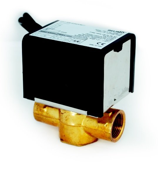 Zawór 2-drogowy z siłownikiem SRQ2D-3/4" z siłownikiem