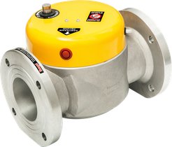 ASBIG - urządzenie sygnalizacyjno-odcinające, zawory odcinające KLAPOWE typu MAG-3, sterowanie z MD…Z… (0,5MPa), certyfikat Ex (ATEX), biogaz, kołnierze DN65 (zawór DN100)