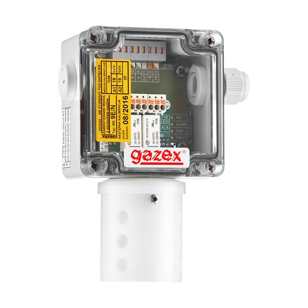 Detektor gazu gazy palne (węglowodory proste), zakres 100 %DGW, sensor katalityczny,  RS485, 2 wyj. stykowe