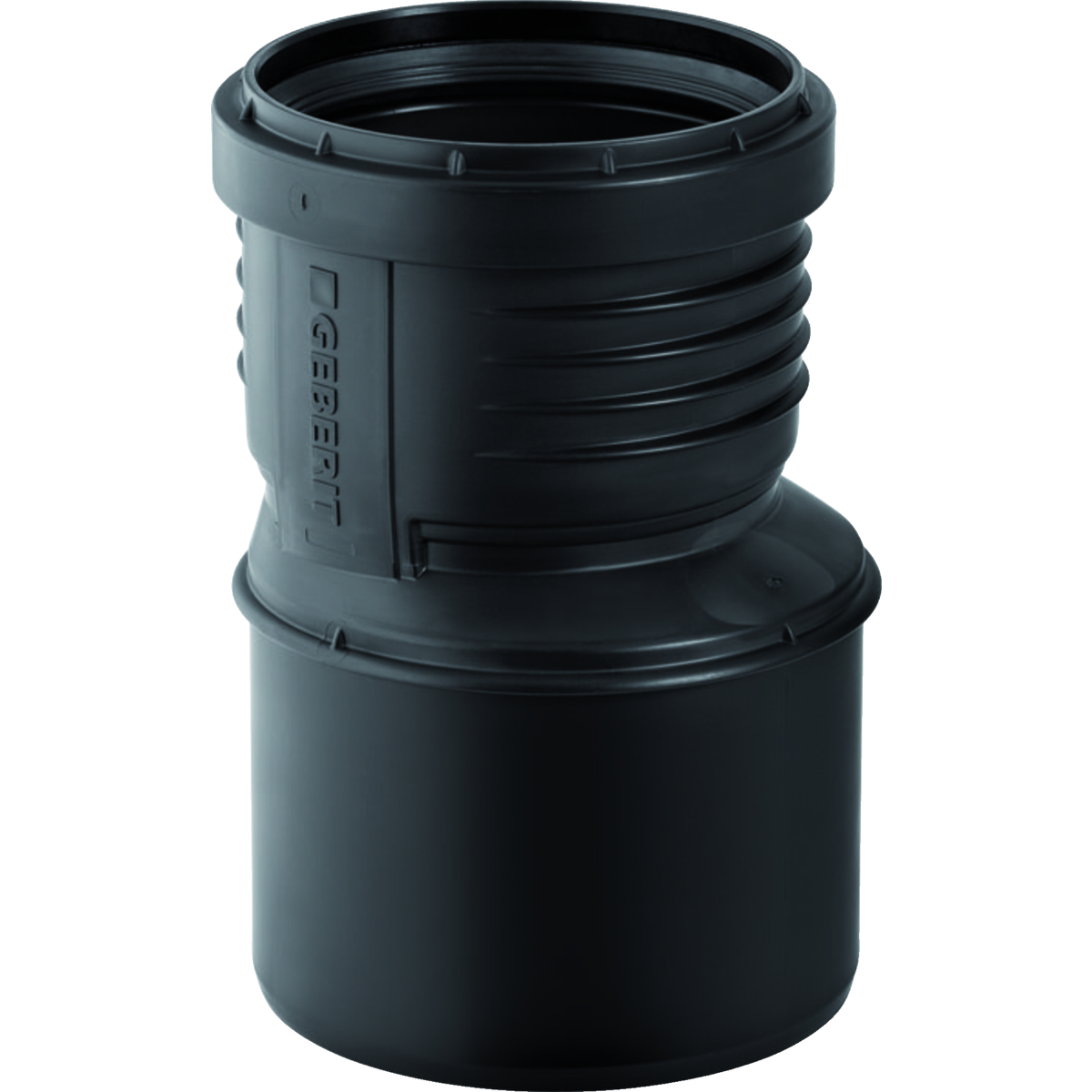 Zwężka GEBERIT Silent-PP redukcja, PP / PP, 90 mm, DN 90 x 50 mm x DN 50 (końcówka wciskowa x mufa wciskowa), (głębokość: 17 mm) z uszczelką