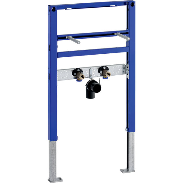 Stelaż podtynkowy do umywalki GEBERIT Duofix, 820 x 500 x 75 mm, bateria: stojąca, regulacja wysokośći