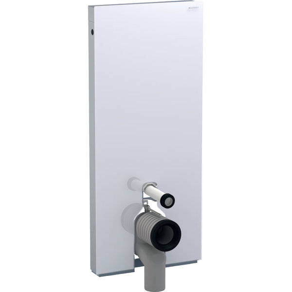 Moduł sanitarny do WC stojącego GEBERIT Monolith, 1140 mm x 505 mm x 106 mm, front: czarny, bok: czarny