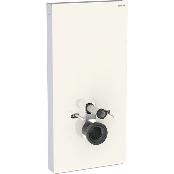 Moduł sanitarny do WC wiszącego GEBERIT Monolith Plus, 1010 mm x 480 mm x 106 mm, front: sand, bok: aluminium