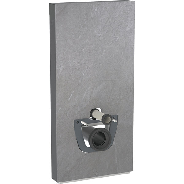 Moduł sanitarny do WC wiszącego GEBERIT Monolith Plus, 1010 mm x 480 mm x 106 mm, front: imitacja betonu, bok: czarny