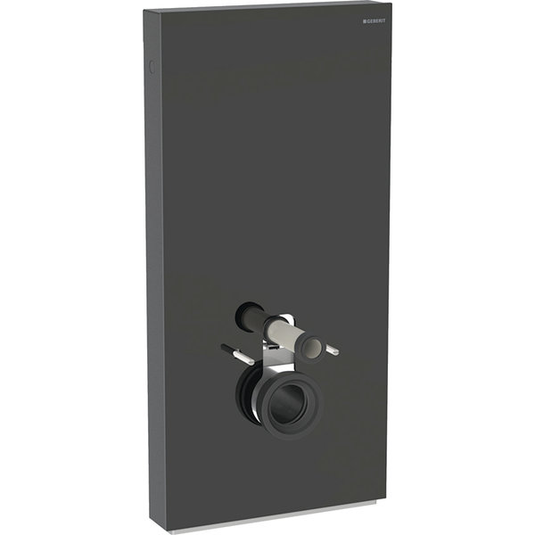 Moduł sanitarny do WC wiszącego GEBERIT Monolith Plus, 1010 mm x 480 mm x 106 mm, front: czarny, bok: czarny