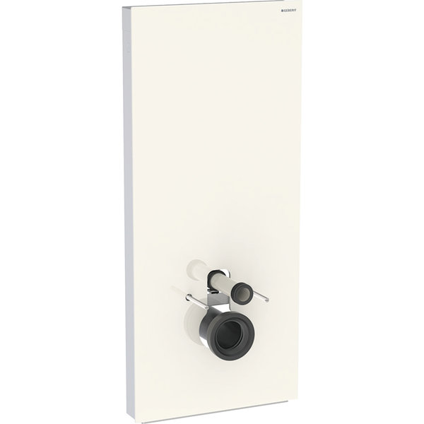 Moduł sanitarny do WC wiszącego GEBERIT Monolith Plus, 1140 mm x 505 mm x 106 mm, front: sand, bok: aluminium