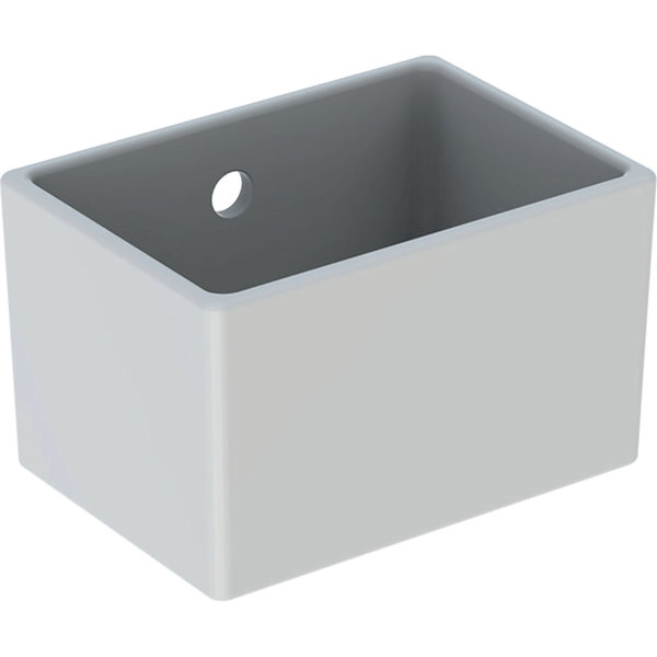 Gipsowy zlew Geberit Publica, dolna część: 25x21x35cm,
