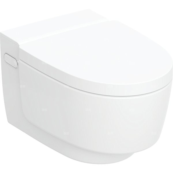 Urządzenie WC z funkcją higieny intymnej Geberit AquaClean Mera Classic, wisząca miska WC: Miska ustępowa: biały / KeraTect, Panel dekoracyjny: biały
