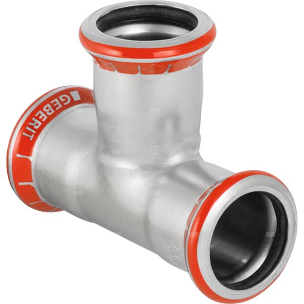 Trójnik GEBERIT Mapress C-Stahl równoprzelotowy 90' stal (ocynk) 88.9 mm x 88.9 mm x 88.9 mm MZ