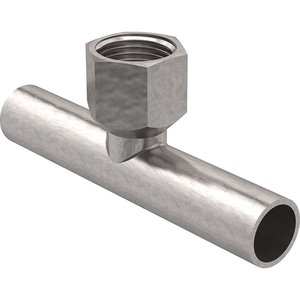 Trójnik Geberit Mapress C-Stahl przejściowy z gw.wewn. d22-Rp½