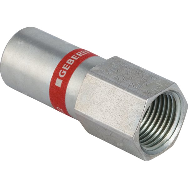 Przedłużka GEBERIT Mapress C-Stahl redukcja, stal (Ocynk galwaniczny/elektrolityczny) (ocynk), 1/2'' x 22 mm (GW x końcówka wciskana)
