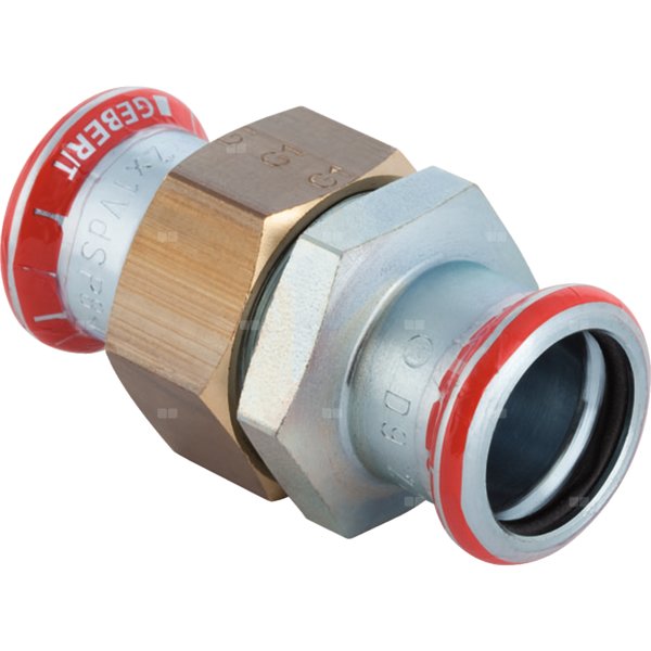 Śrubunek hydrauliczny GEBERIT Mapress C-Stahl stal mz 15 mm z pierścieniem zacinającym