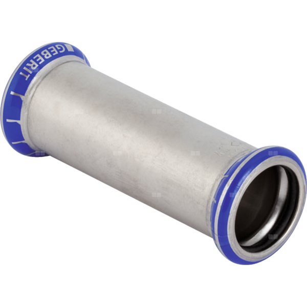 Mufa GEBERIT Mapress Edelstahl przesuwna, stal nierdzewna, 22 mm (mufa zaprasowywana x mufa zaprasowywana), (głębokość: 17 mm) z uszczelką