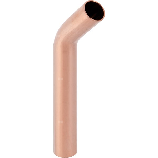 Kolano 45' GEBERIT Mapress Kupfer bose, Cu, 54 mm, DN 50 x 54 mm x DN 50 (końcówka wsuwana x końcówka wsuwana)