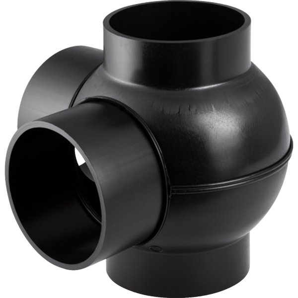 Czwórnik GEBERIT HDPE polietylen, 110 mm DN 100, sw x sw x sw x sw