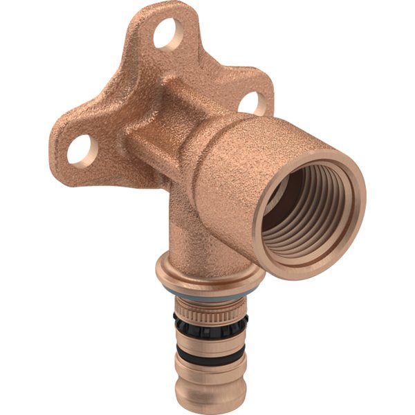 Kolano podłączeniowe 90' GEBERIT Mepla, 3/4'' x 26 mm (GW x końcówka wciskowa), 52 mm